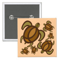 Rust Turtles Buttons