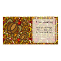 Rust Turtles Custom Card Photo Card