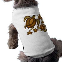 Rust Turtles Dog Shirts pet clothing