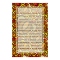 Rust Turtles Lined Stationery