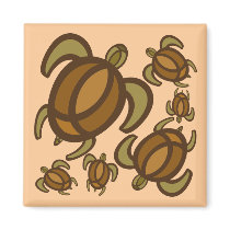 Rust Turtles Magnets