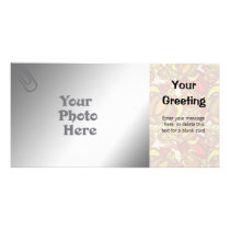 Rust Turtles PhotoCard Template Customized Photo Card
