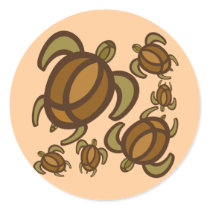 Rust Turtles Stickers