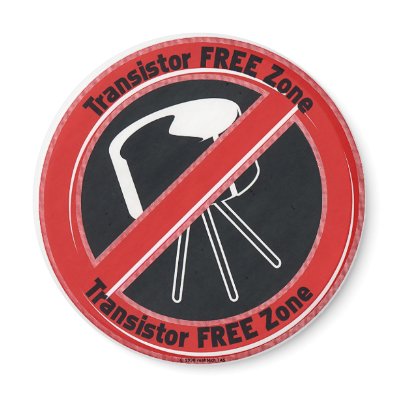 Rustech Transistor Free Zone Magnet by THX1136