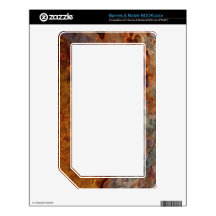 Rusted Barnes & Noble NOOKcolor skin NOOK Color Skin