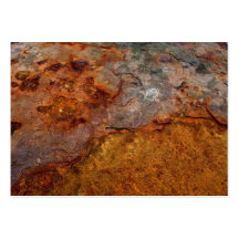 Rusted business cards Chubby