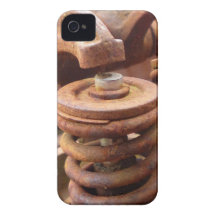 Rusted Engine Parts Manly Automotive Theme iPhone 4 Cover