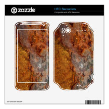 Rusted HTC Sensation skin