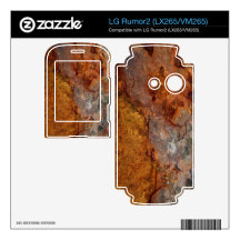 Rusted LG Rumor2 (LX265/VM265) skin LG Rumor2 Decals