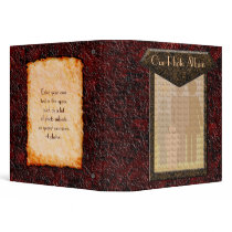 Rusted Metal Photo Album Vinyl Binders