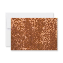 Rusted Metal Textured Personalized Invite