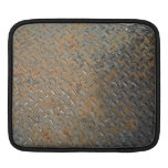 Rusted Metal Tread Texture iPad Sleeve