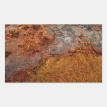 Rusted Rectangle Sticker