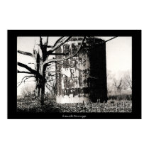 Rusted Silo & Dead Tree posters