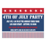 Rustic 4th Of July Party Invitations