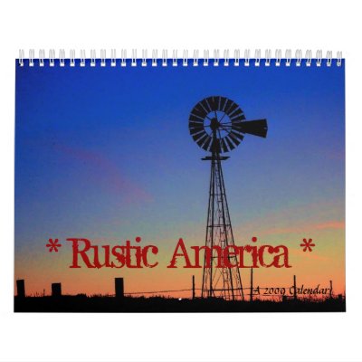 Rustic America Calendar Rustic America Calendar