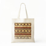 Rustic Americana Hearts Canvas Bags