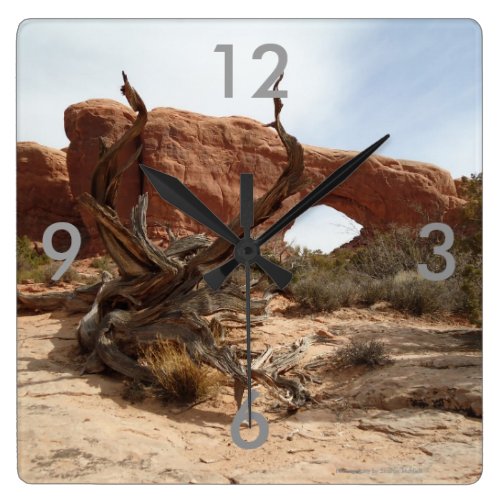 Rustic arches clock Rustic arches clock