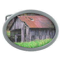 Rustic Barn Belt Buckle