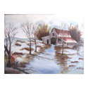 Rustic Barn Landscape posters by sara0401 Rustic Barn Landscape posters