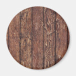 Rustic Barn Wall Made of Old Wooden Brown Planks Refrigerator Magnet