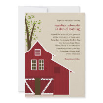 Rustic Barn Wedding Invitation