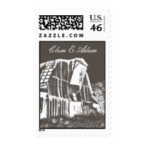 Rustic Barn Wedding Postage