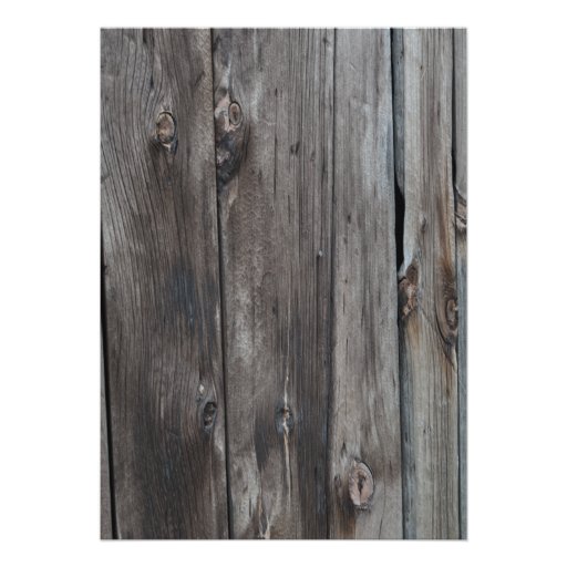 Rustic Barn Wood and Sunflower Birthday Personalized Invitations