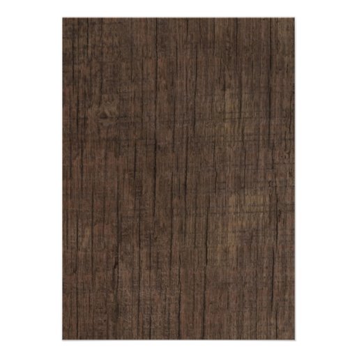 Rustic Barn Wood Wedding Invitations