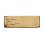 Rustic Barn Wood with Graffiti Heart Window Return Address Labels