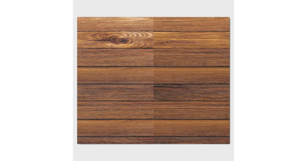 Rustic Barn Wood Wrapping Paper Zazzle