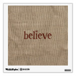 Rustic Believe Wall Decal