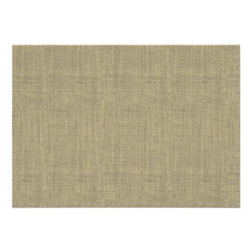 Rustic Bow and Burlap Bridal Shower Personalized Invites