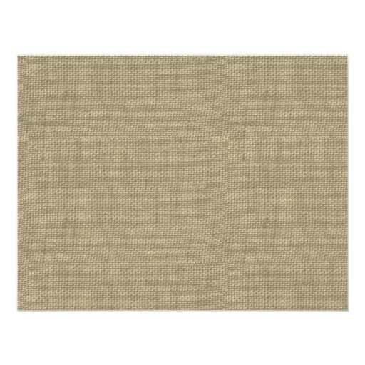 Rustic Bow and Burlap Wedding Response Custom Announcements