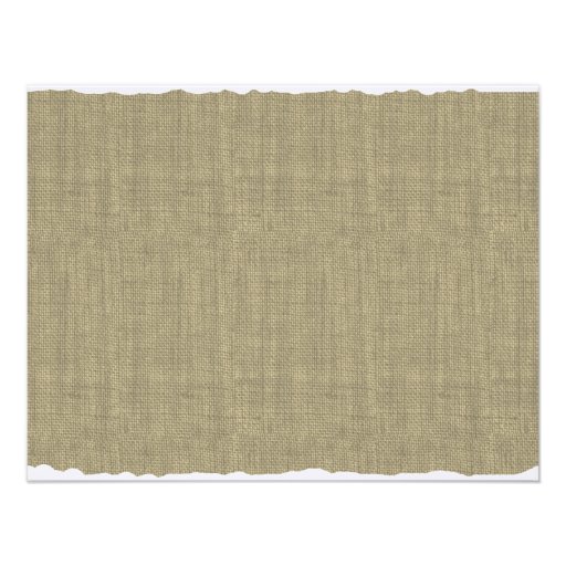 Rustic Bow and Burlap Wedding Response Personalized Invite