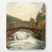 Rustic Bridge in Glenariff. Co. Antrim, Ireland mousepads