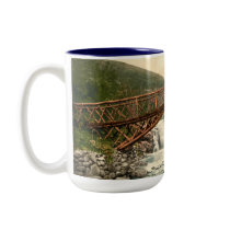 Rustic Bridge in Glenariff. Co. Antrim, Ireland mugs