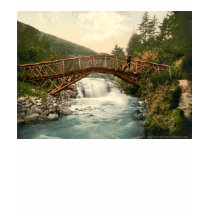 Rustic Bridge in Glenariff. Co. Antrim, Ireland t-shirts