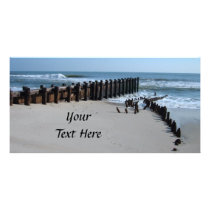 Rustic Bulkhead on Beach