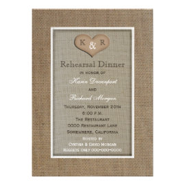 Rustic Heart Wedding Invitation Mason Jar Wedding Invitations