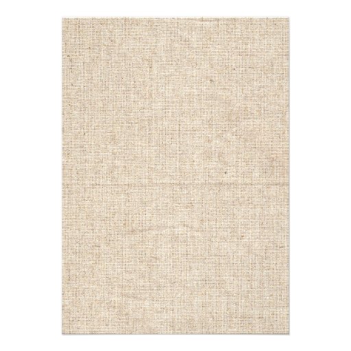 Rustic Burlap Starfish Bridal Shower Invitations