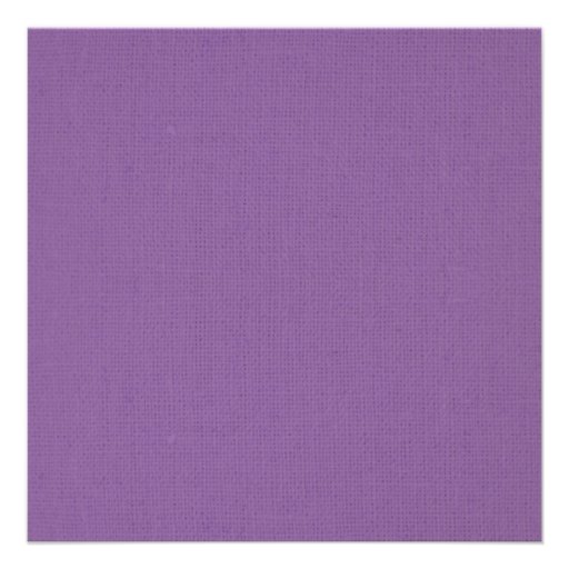 Rustic Burlap Violet Purple Wedding Invitations