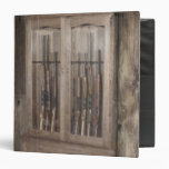 Rustic Cabin Gun Case 3 Ring Binders