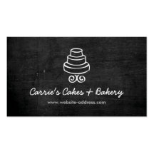RUSTIC CAKE LOGO Business Card