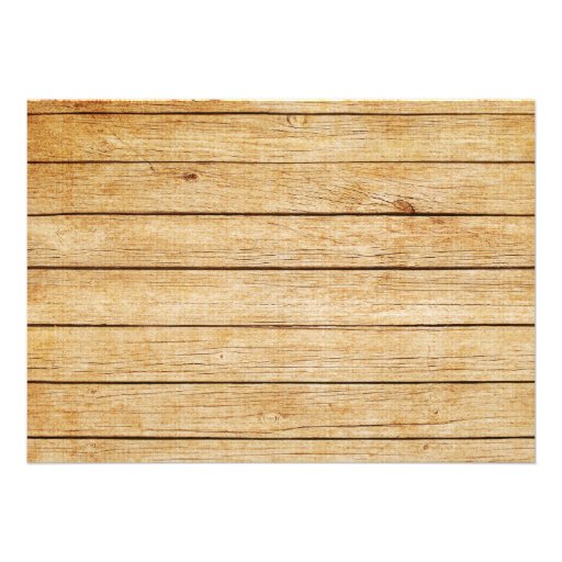 Rustic Camo Wood Wedding Invitation