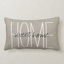Rustic Chic Home Sweet Home Pillows