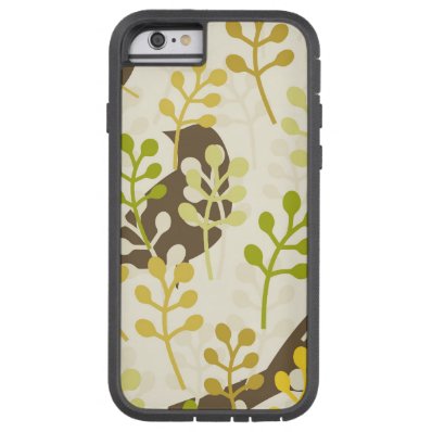 Rustic chic sparrow swallow bird shabby pattern tough xtreme iPhone 6 case