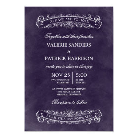Rustic Chic Wedding Invitation Rustic Chic Wedding Invitation