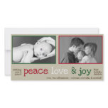 Rustic Christmas Photocards (Cornsilk) Photo Card Template