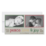 Rustic Christmas Photocards (Gray) Photo Greeting Card